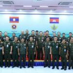 កងទ័ពកម្ពុជា-ឡាវ ប្តេជ្ញាបន្តពង្រឹងកិច្ចសហប្រតិបត្តិការរក្សាសន្តិសុខ រៀបរយតាមបណ្ដោយព្រំដែនប្រទេសទាំងពីរ ជាព្រំដែនសន្តិភាពនិងការអភិវឌ្ឍន៍សេដ្ឋកិច្ចរីកចម្រើន