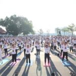 អបអរសាទរ ទិវាយោគៈអន្តរជាតិលើកទី១២ ក្រោមប្រធានបទ «យោគៈសម្រាប់សុខភាពវ័យចាស់» (Yoga for Healthy Ageing)